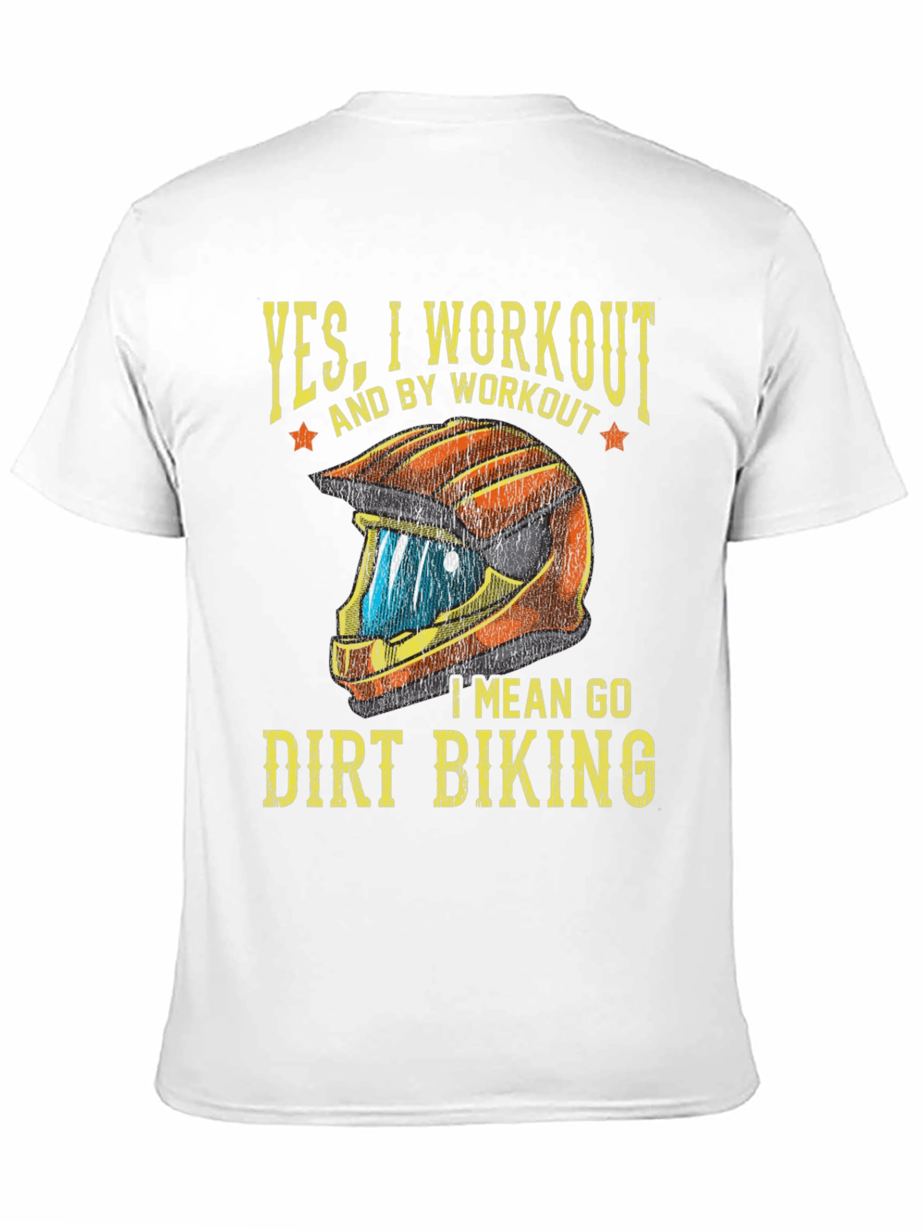 Dirt Biking Workout T-Shirt - Funny Biker Tee