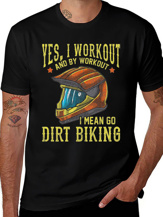 Dirt Biking Workout T-Shirt - Funny Biker Tee