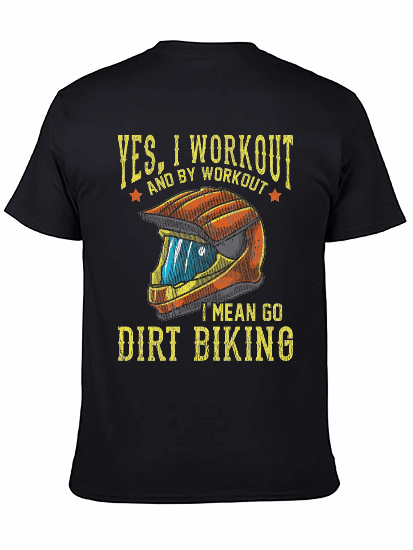 Dirt Biking Workout T-Shirt - Funny Biker Tee