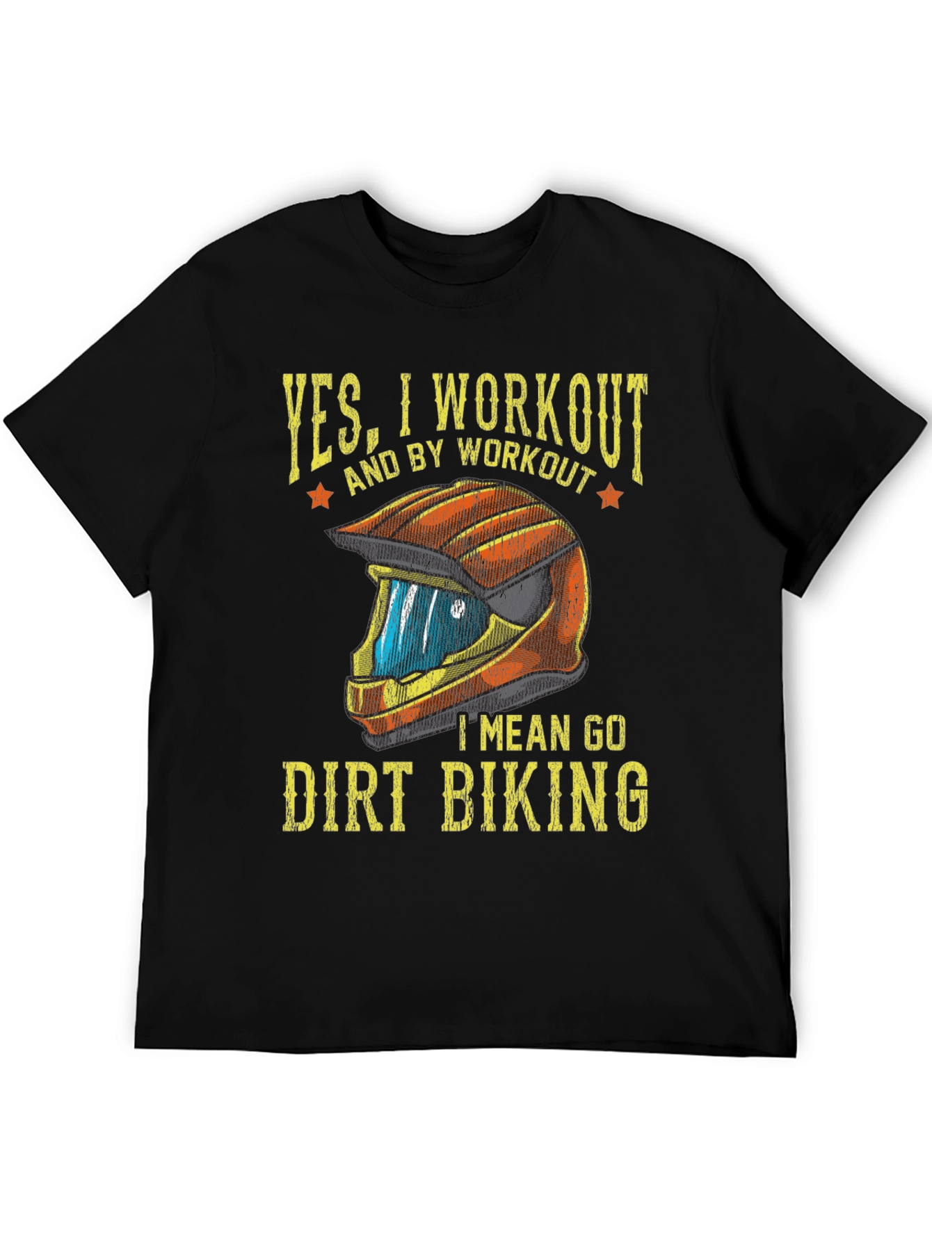 Dirt Biking Workout T-Shirt - Funny Biker Tee