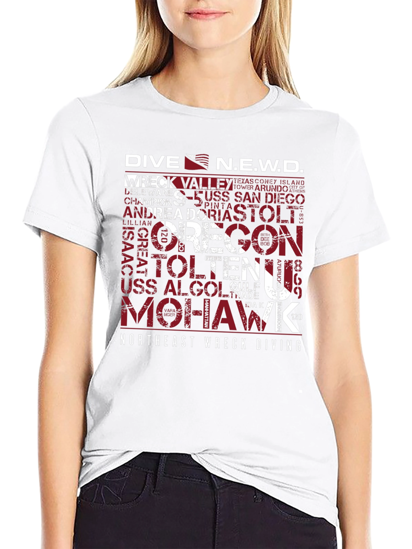 Northeast Wreck Diving Graphic Tee