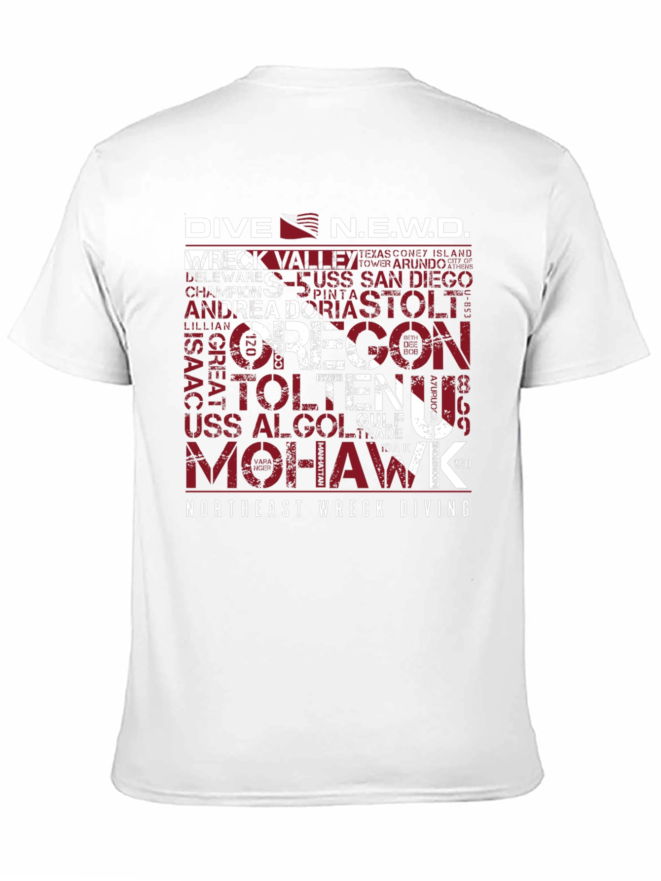 Northeast Wreck Diving Graphic Tee