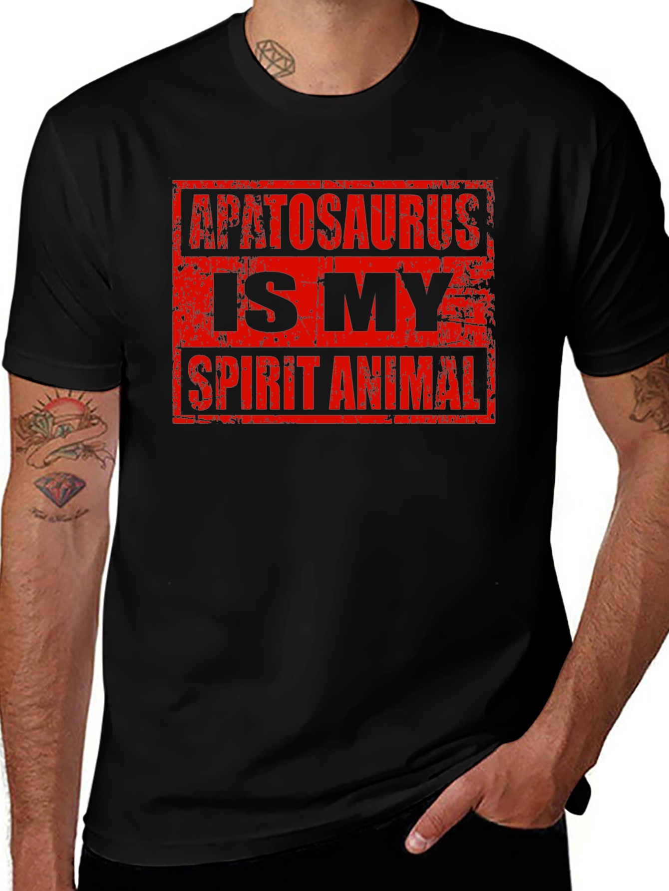 Apatosaurus Spirit Animal Graphic Tee