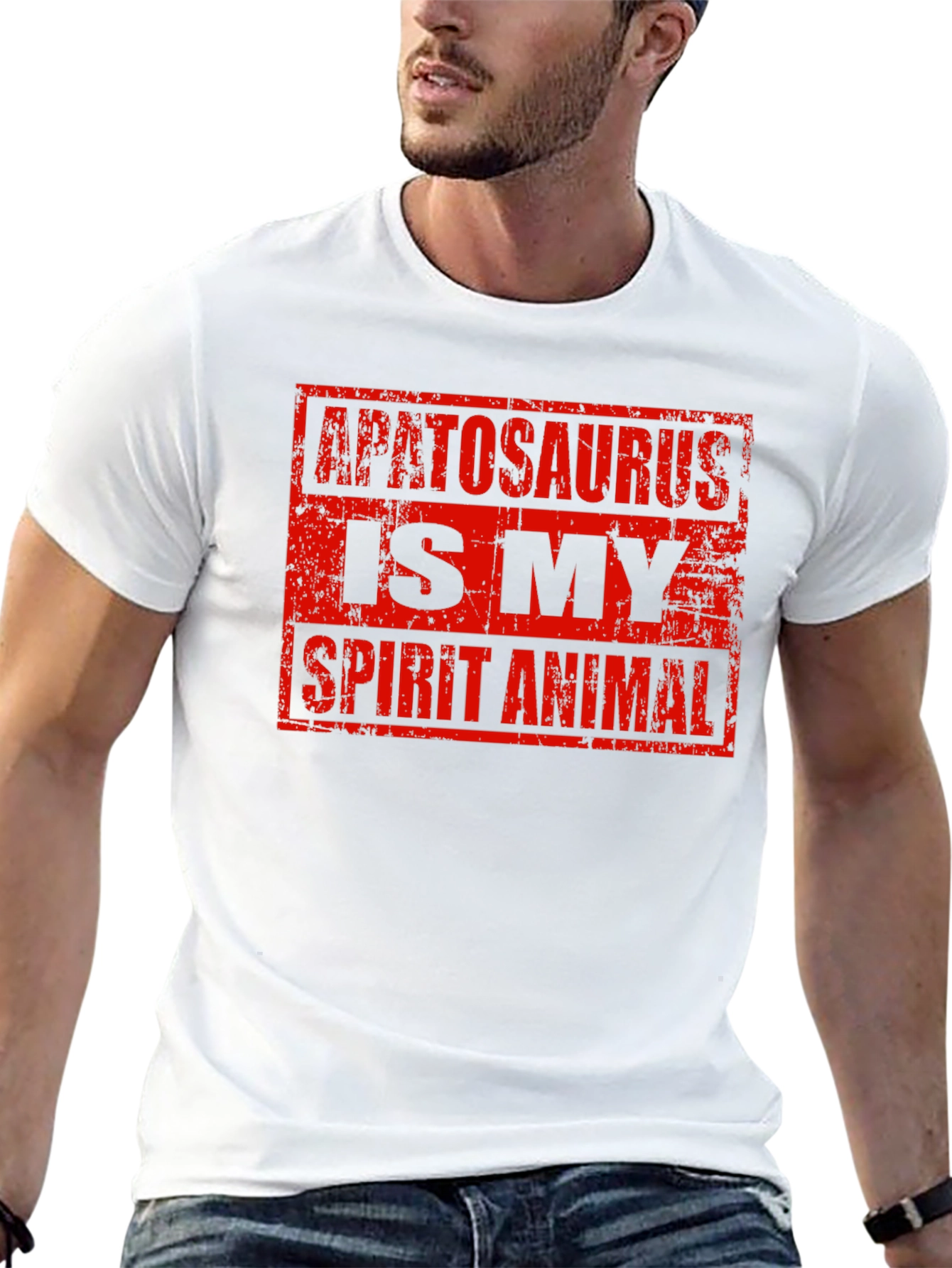 Apatosaurus Spirit Animal Graphic Tee