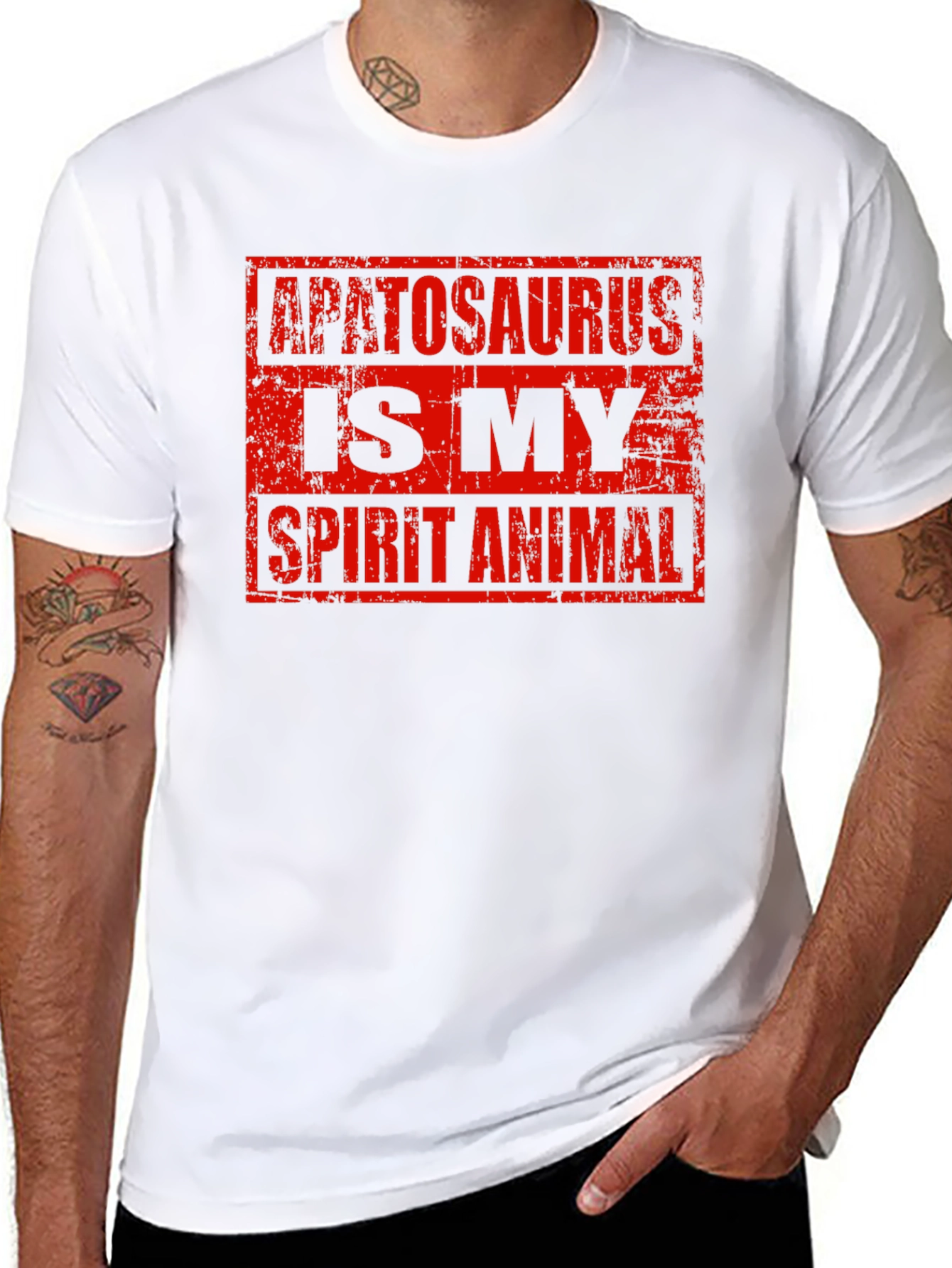 Apatosaurus Spirit Animal Graphic Tee
