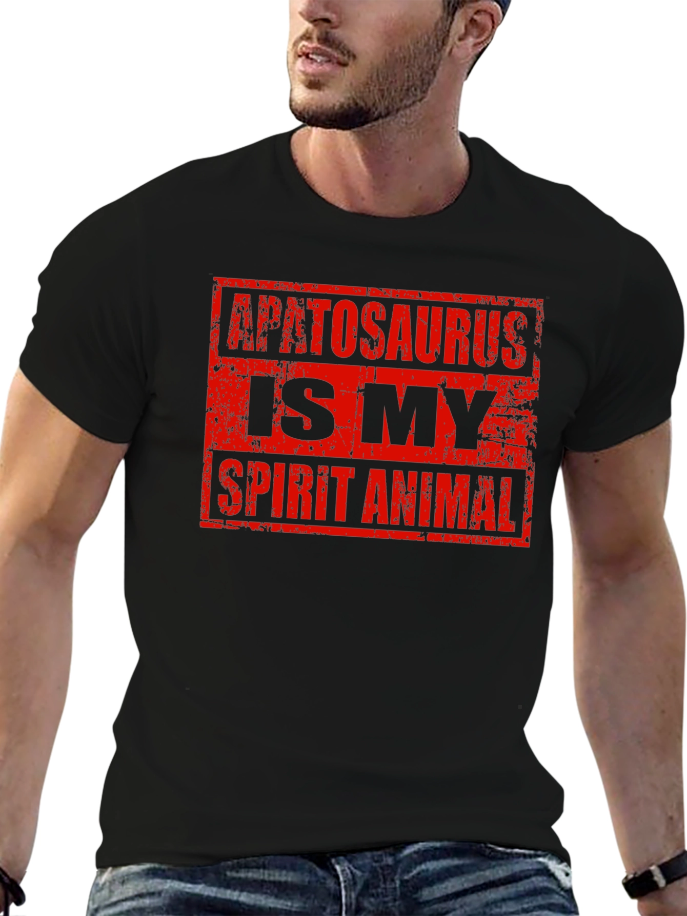 Apatosaurus Spirit Animal Graphic Tee