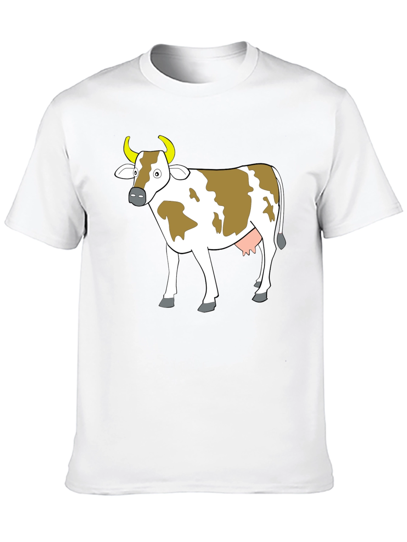 Cow Graphic Tee - Black Unisex T-Shirt