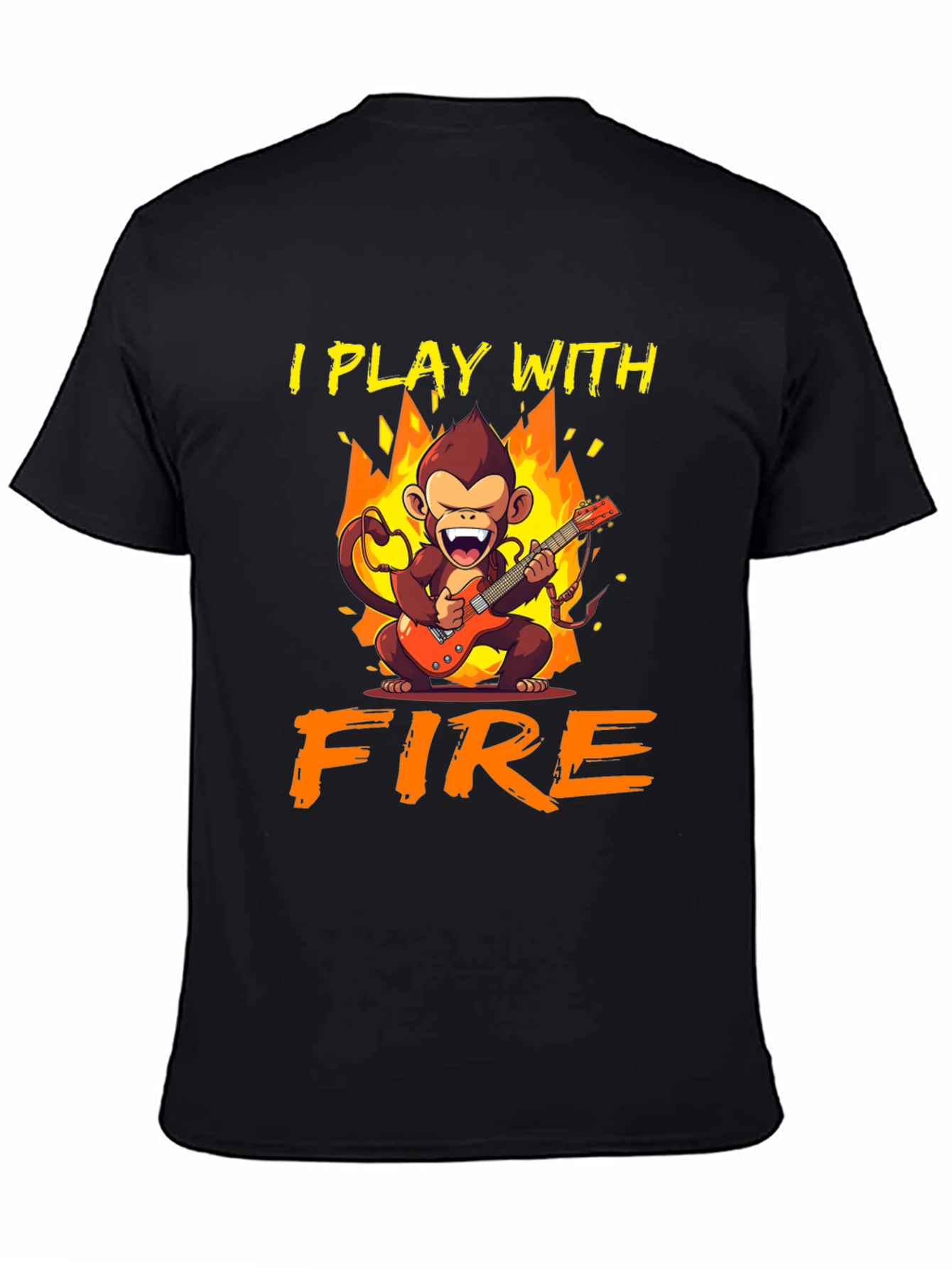 I Play with Fire Monkey Graphic Tee