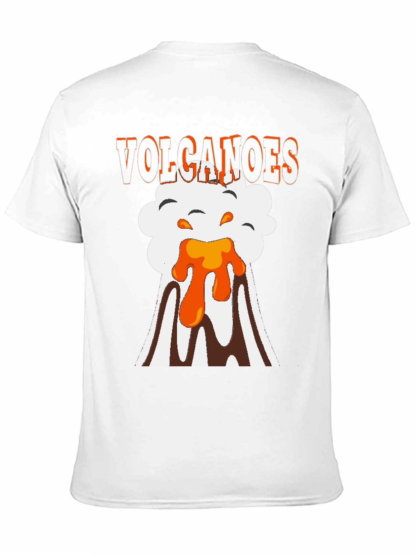 Volcanoes Graphic T-Shirt - Black