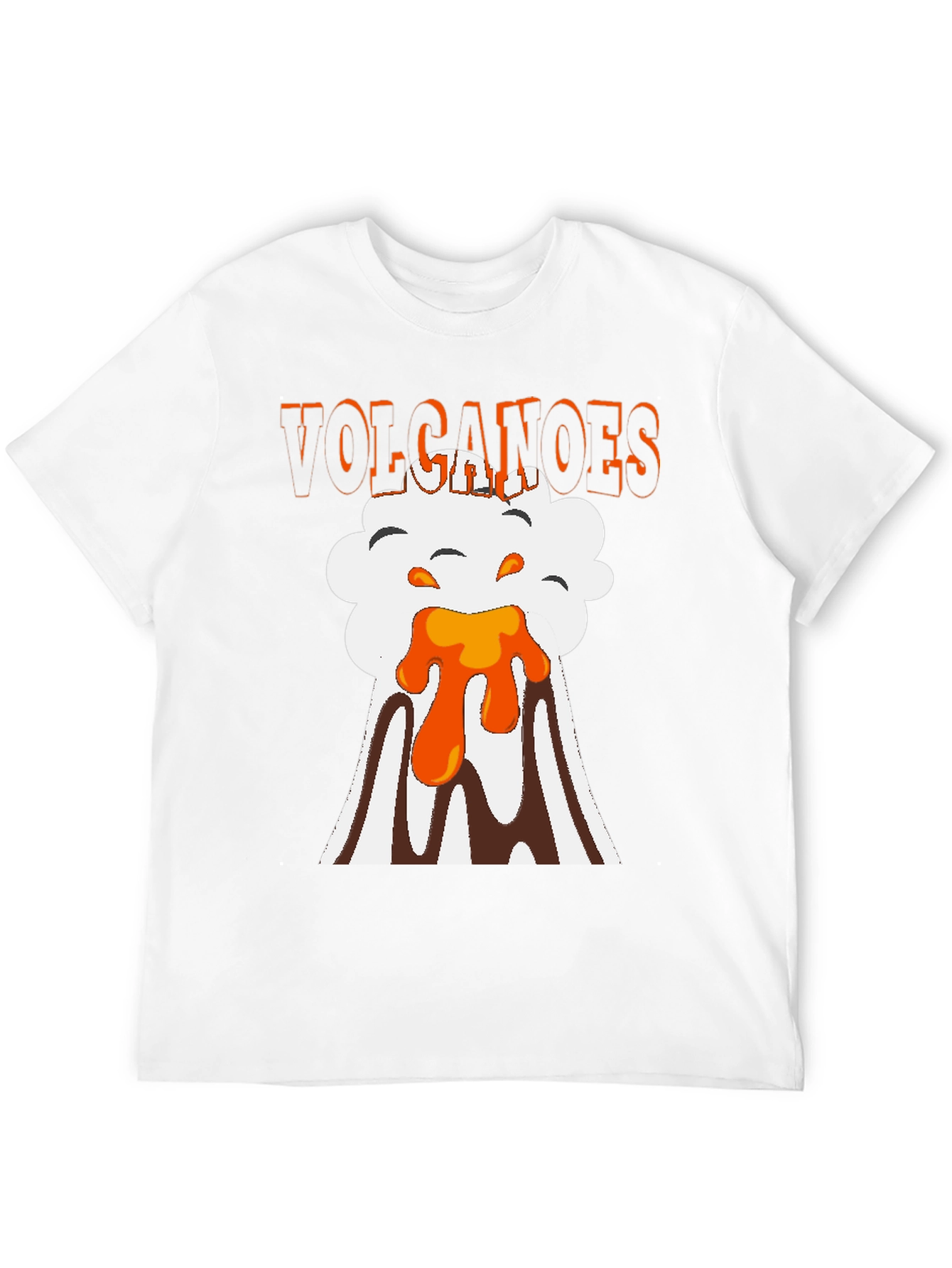 Volcanoes Graphic T-Shirt - Black