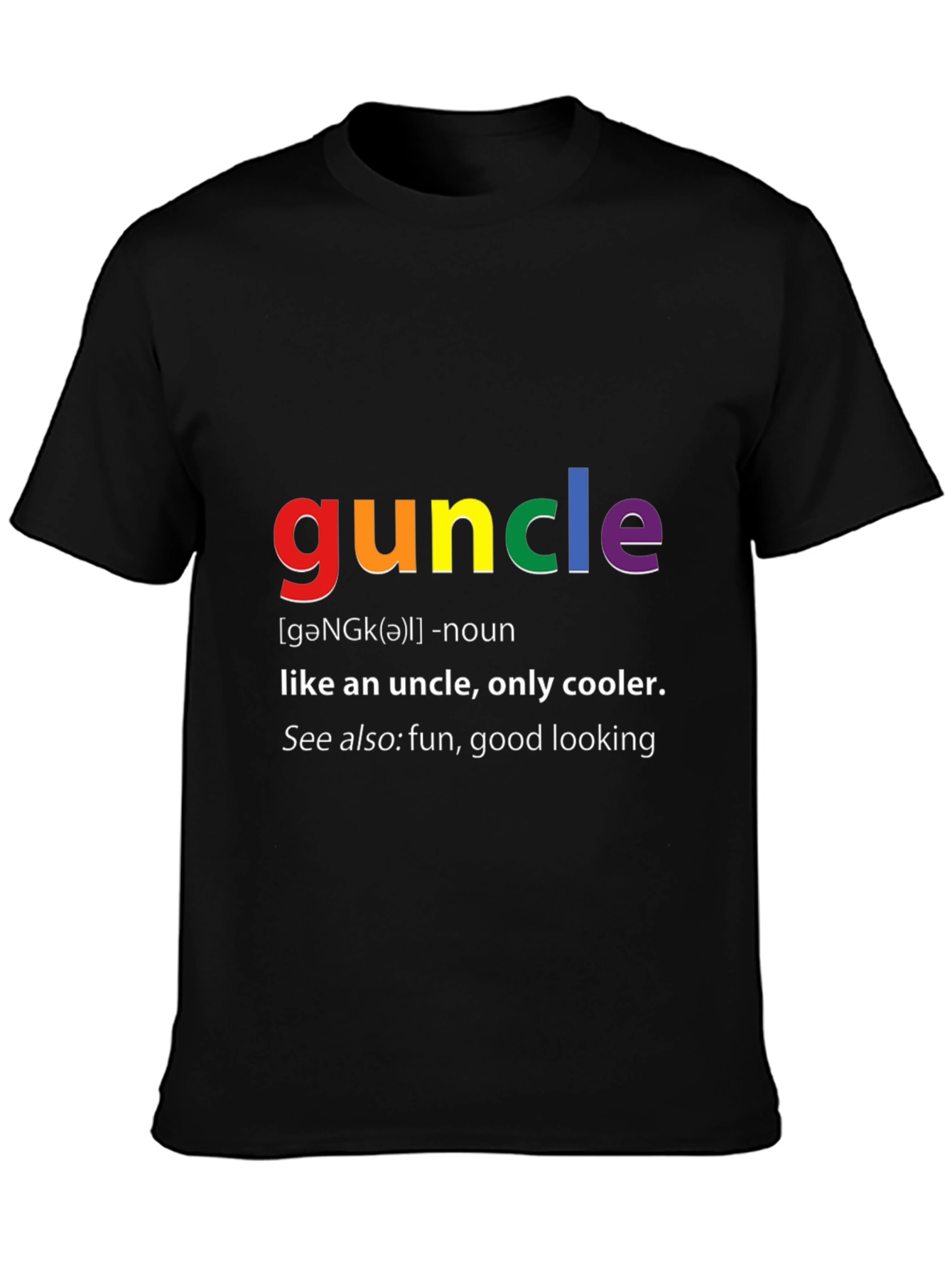 Guncle Definition T-Shirt - Fun Uncle Tee