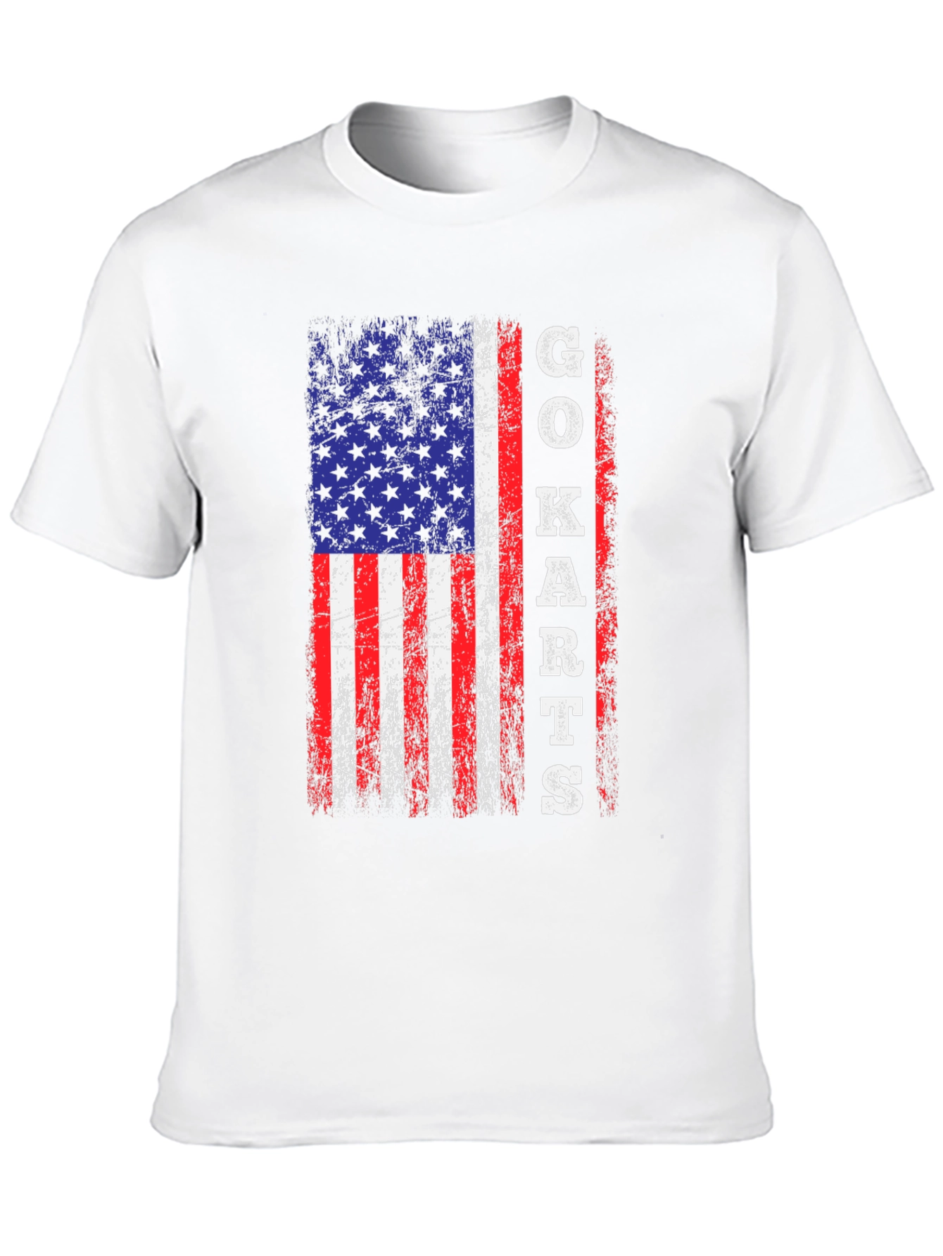 Go Karts American Flag Graphic Tee