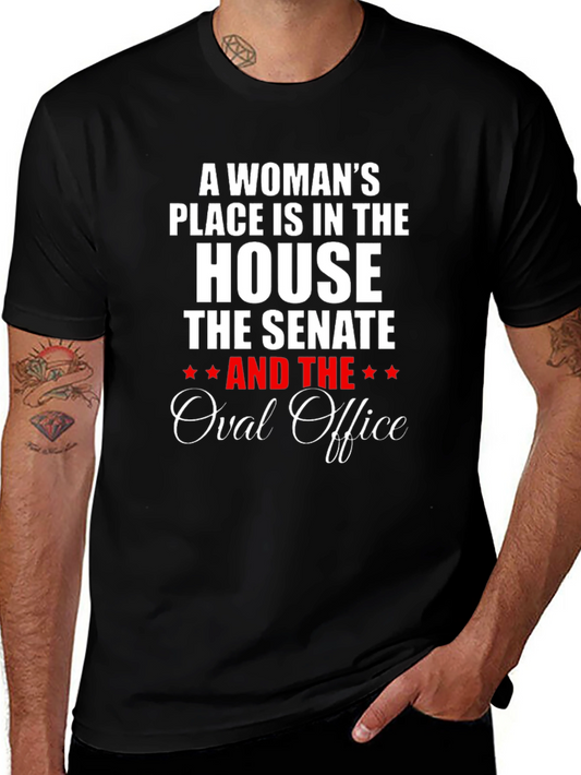 Empowered Woman T-Shirt - House Senate Oval Office