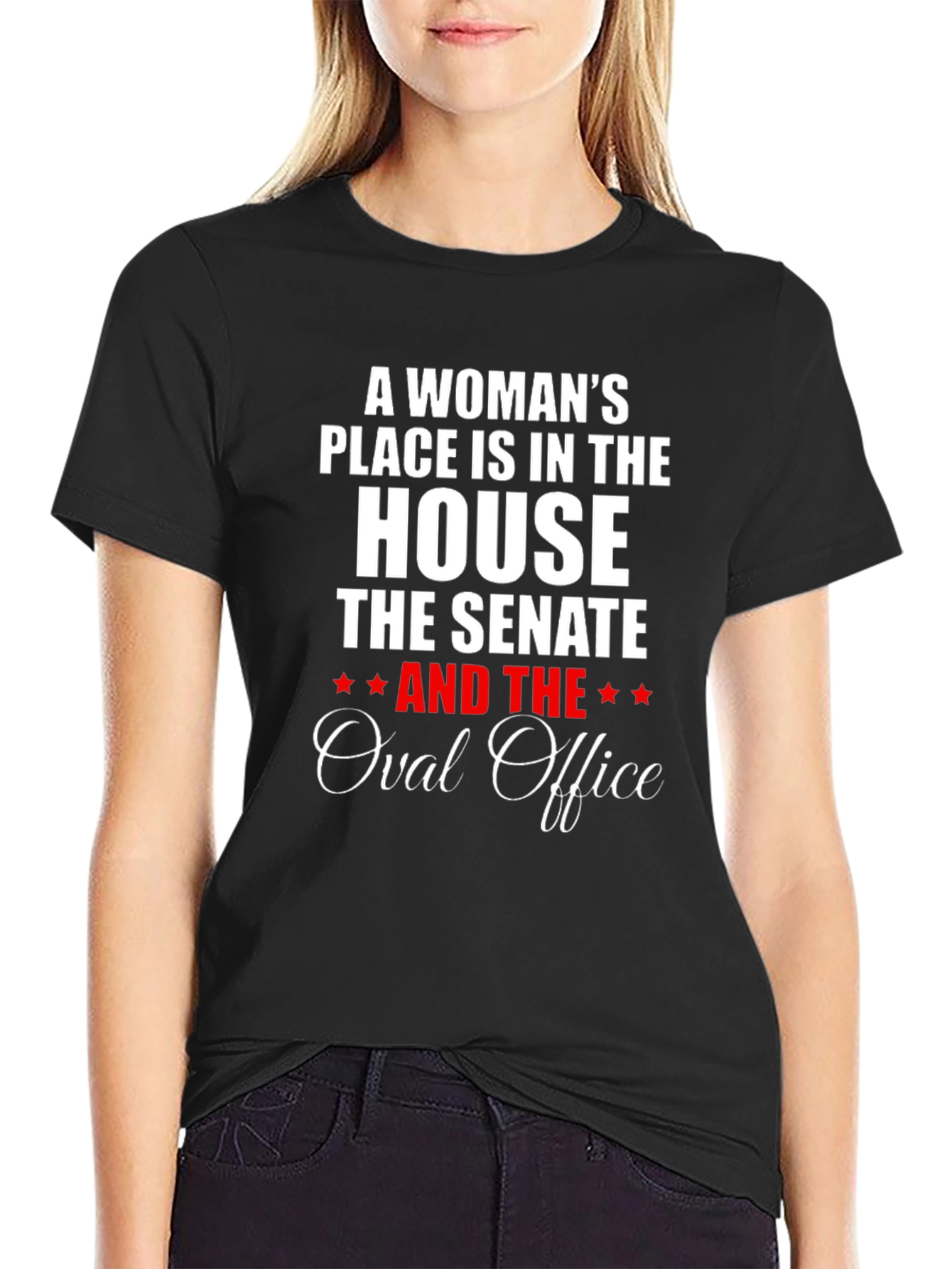 Empowered Woman T-Shirt - House Senate Oval Office