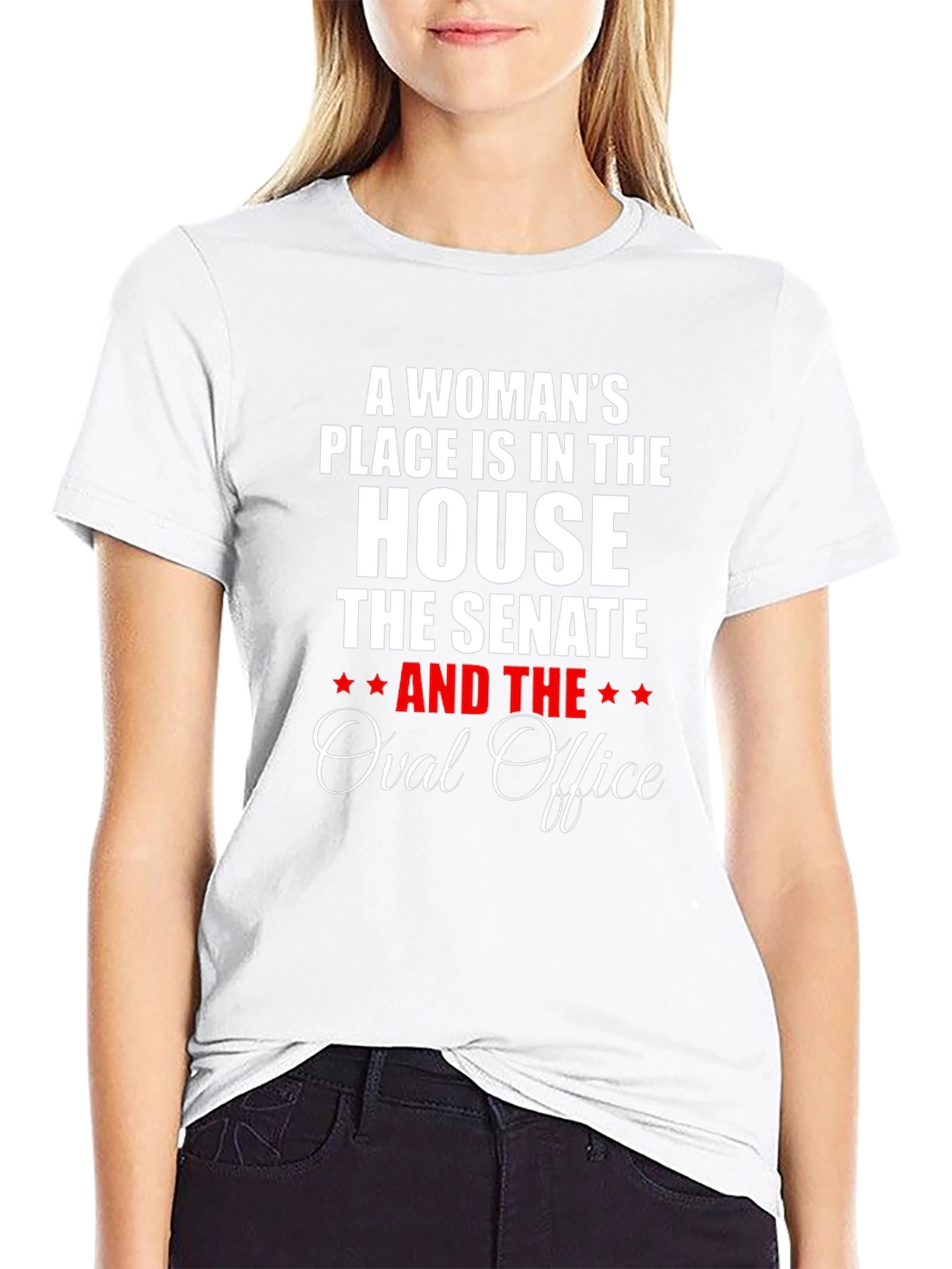Empowered Woman T-Shirt - House Senate Oval Office