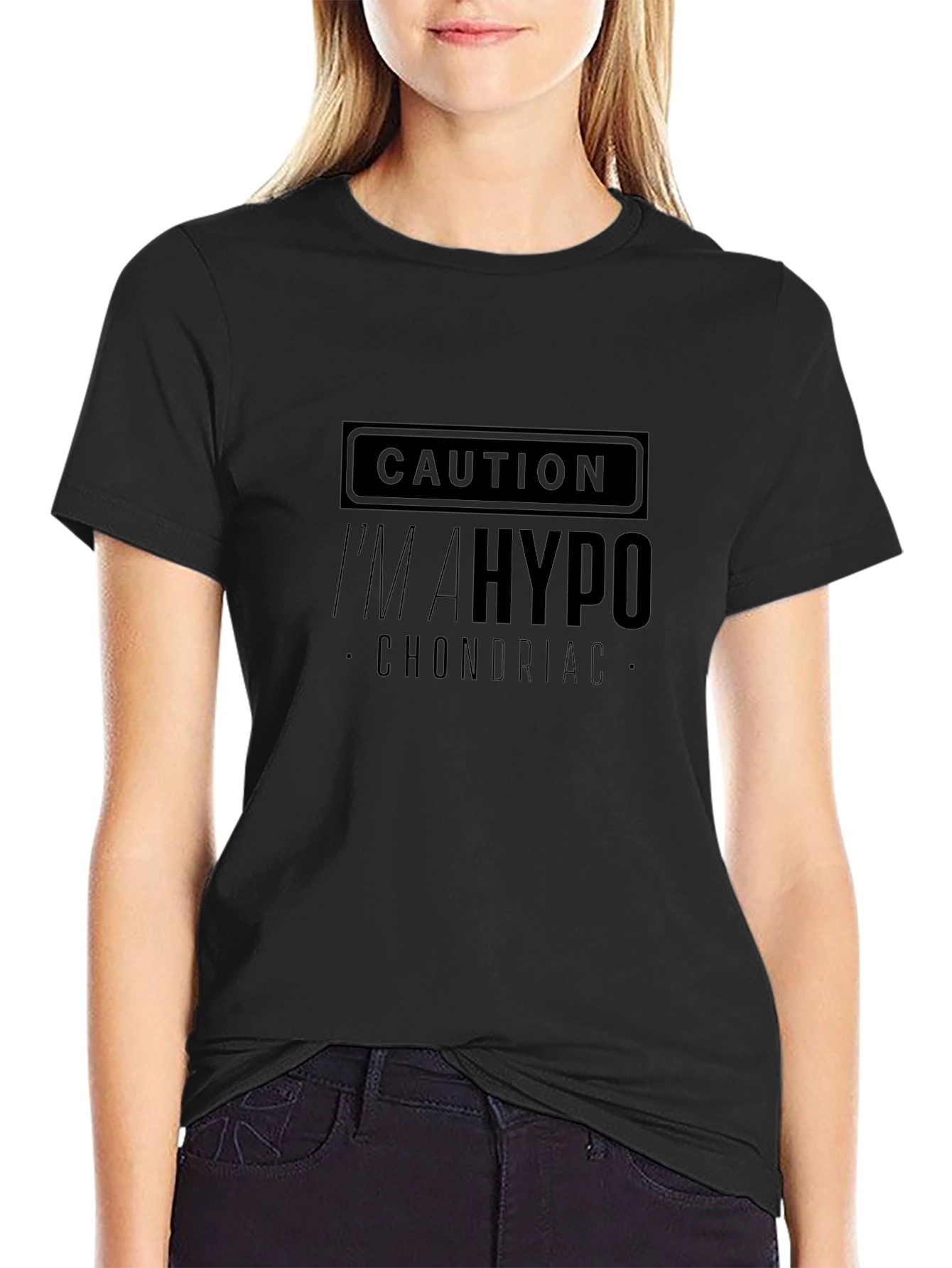 Caution Im A Hypochondriac Graphic Tee
