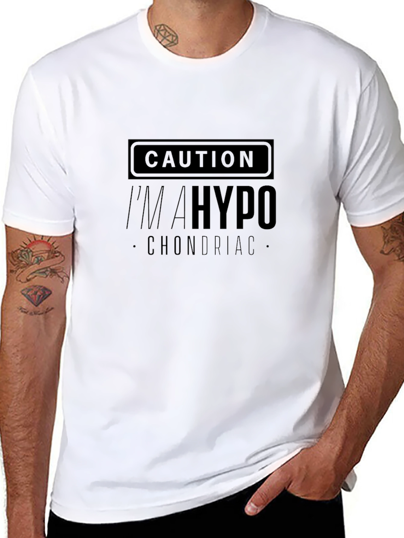 Caution Im A Hypochondriac Graphic Tee
