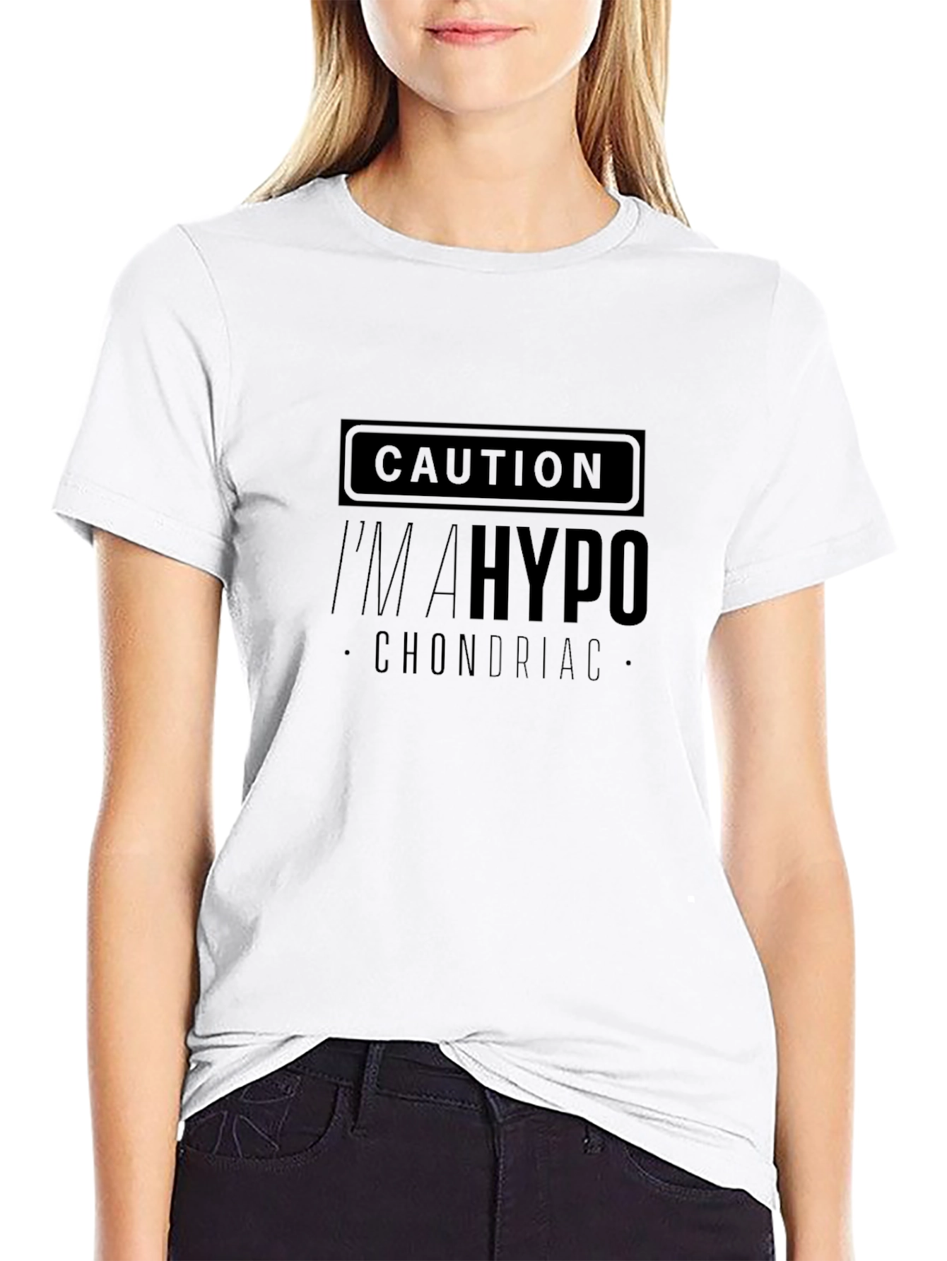 Caution Im A Hypochondriac Graphic Tee