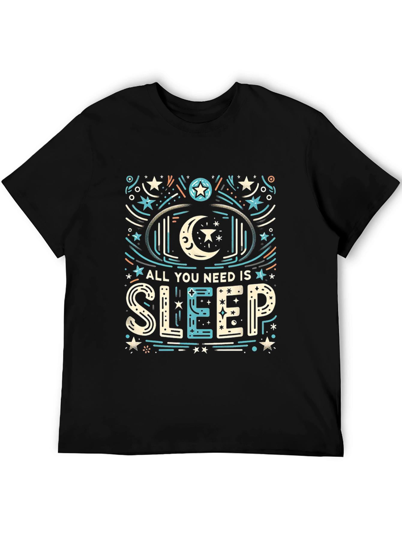All You Need is Sleep Graphic Tee - Black