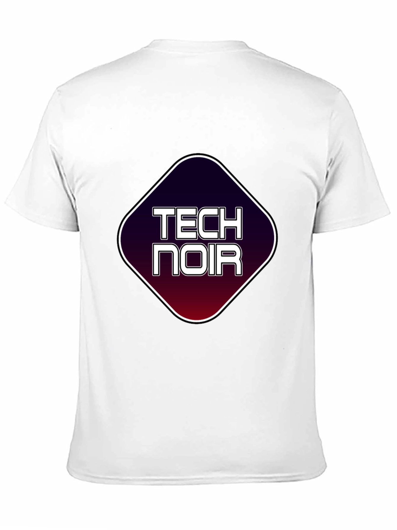 Tech Noir Graphic T-Shirt - Black Tee