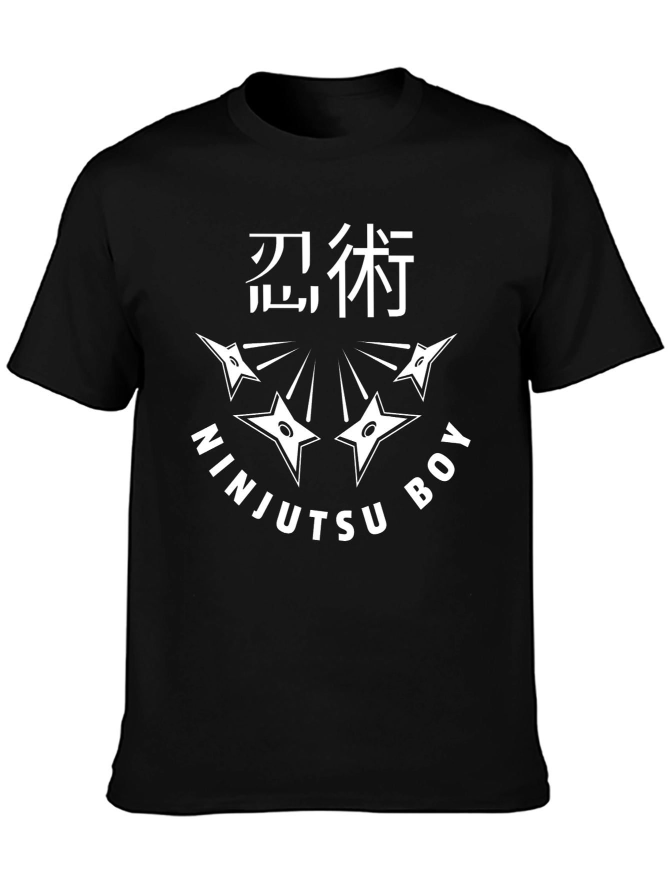 Ninjutsu Boy Graphic T-Shirt - Black