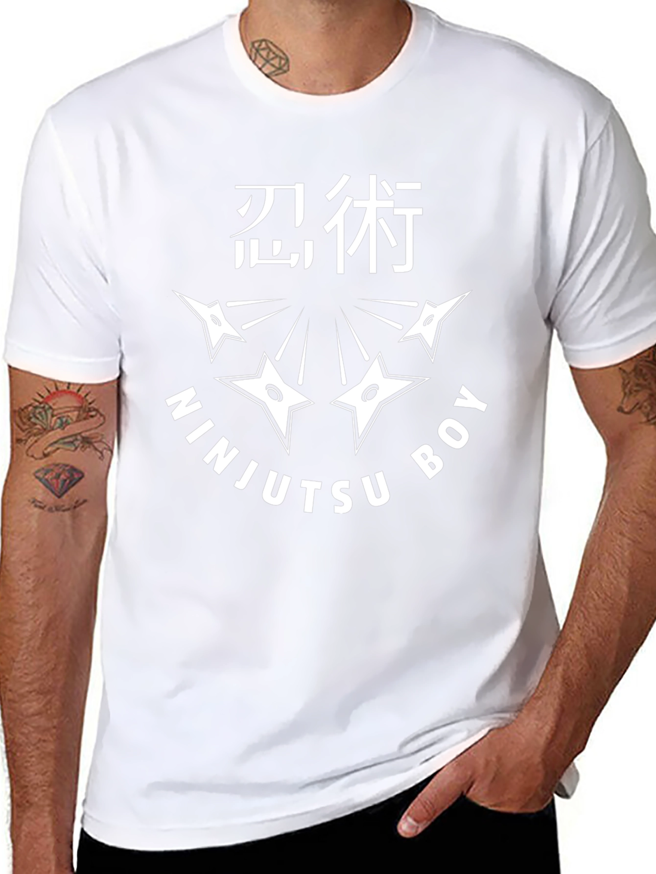 Ninjutsu Boy Graphic T-Shirt - Black