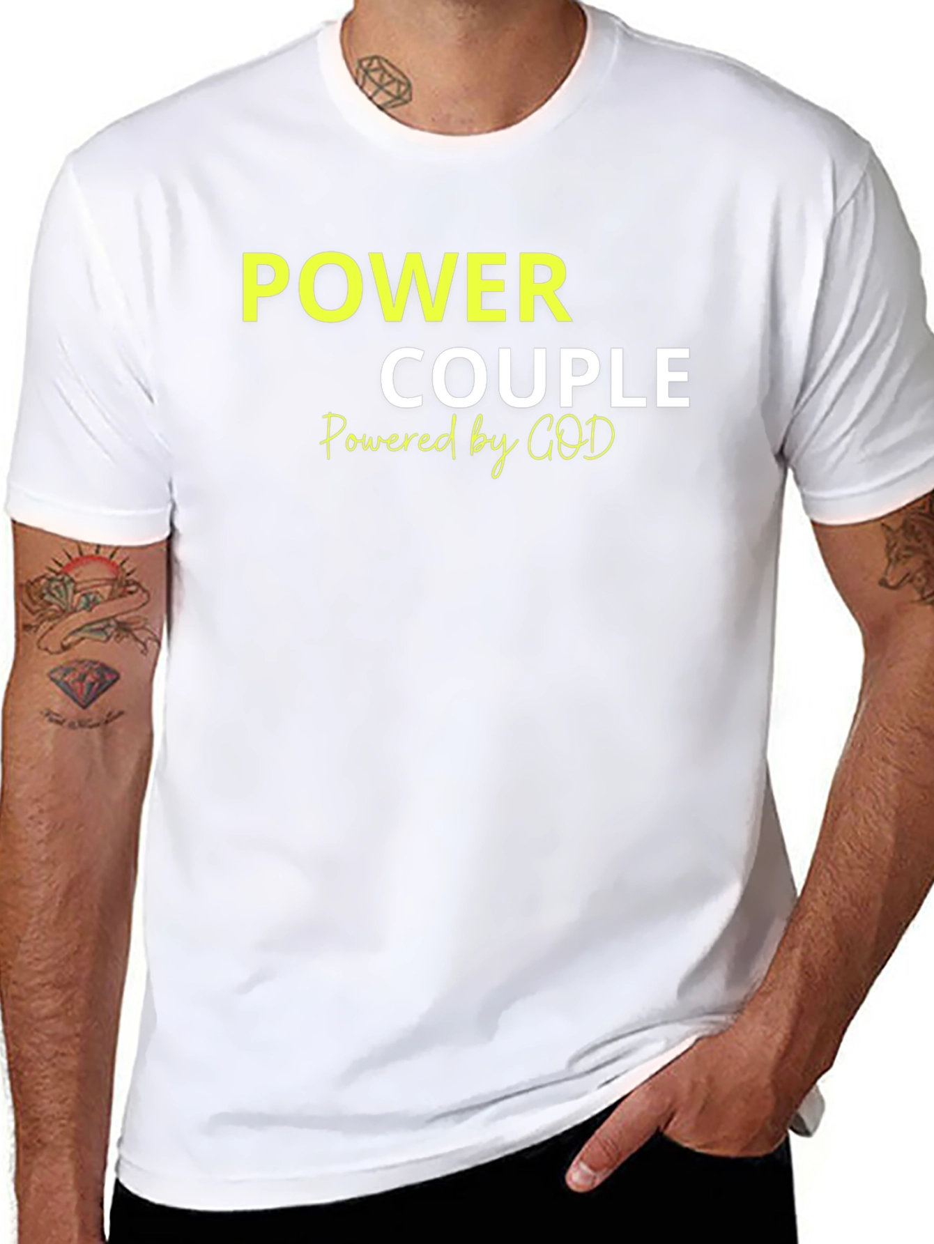Power Couple T-Shirt - Faith Based Apparel