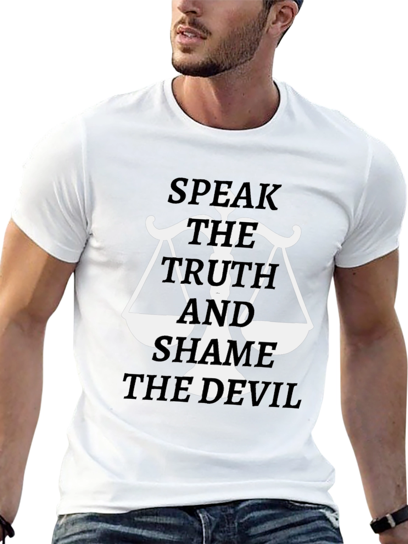 Speak The Truth Graphic Tee - Unisex Black T-Shirt
