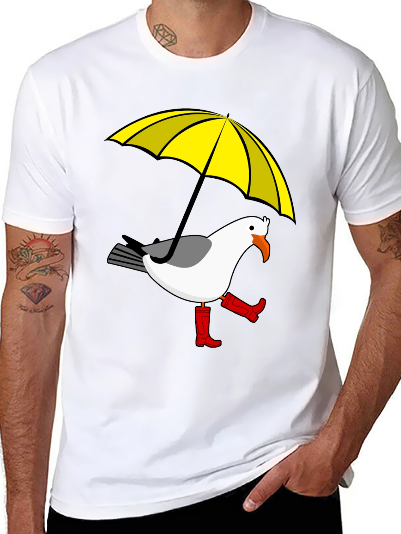 Rainy Day Seagull T-Shirt