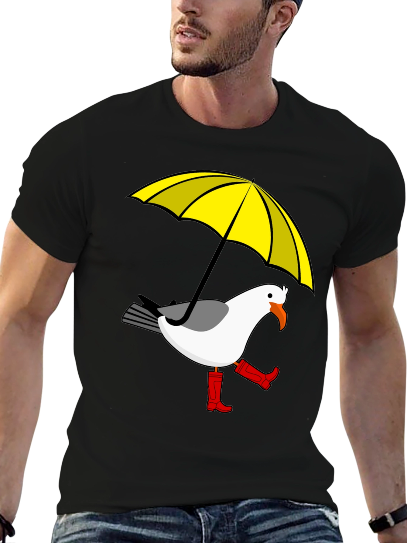 Rainy Day Seagull T-Shirt