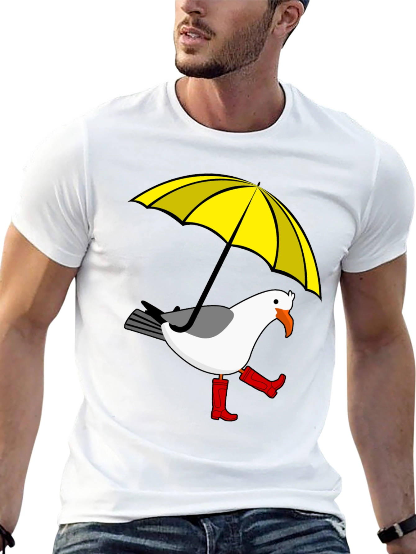 Rainy Day Seagull T-Shirt