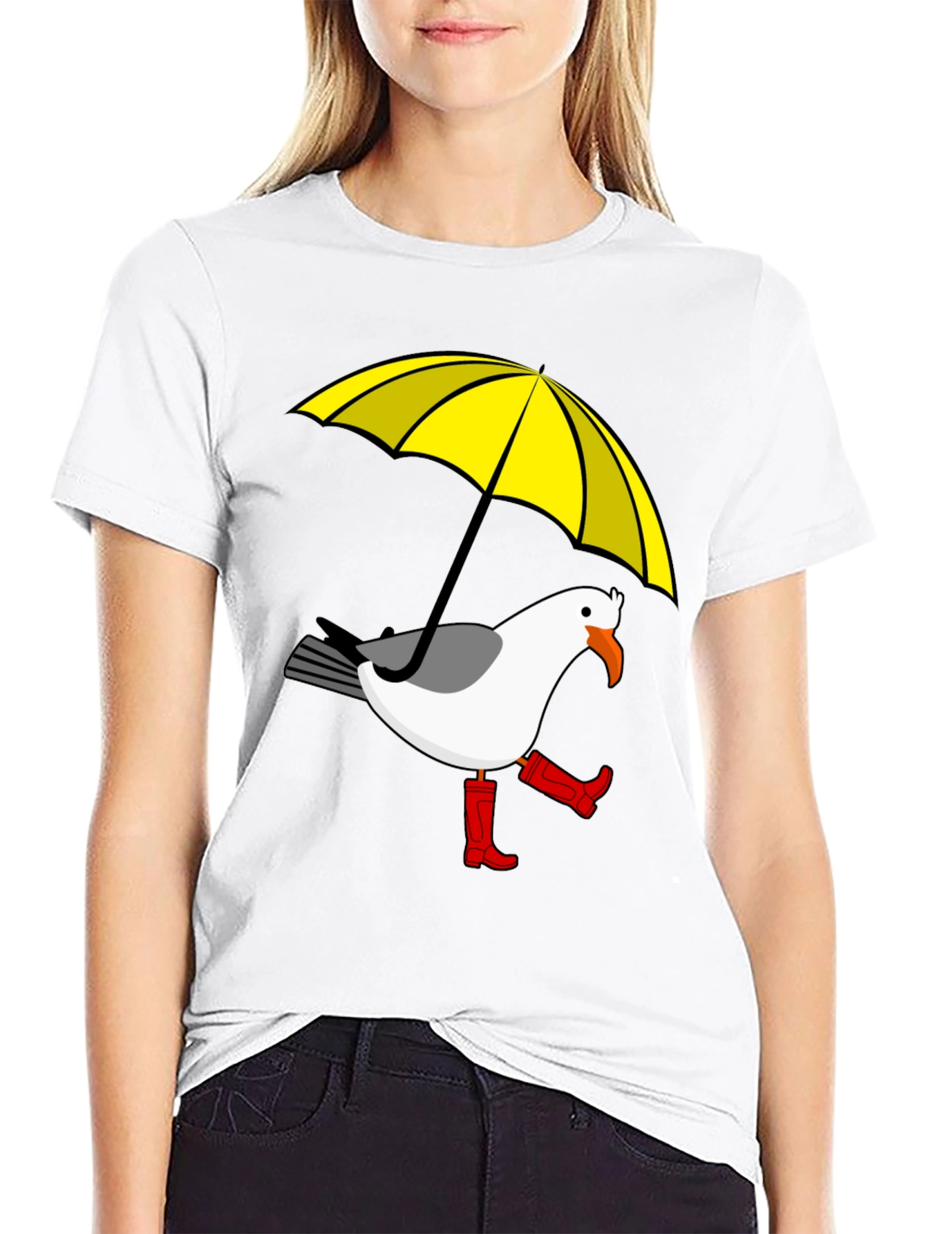 Rainy Day Seagull T-Shirt