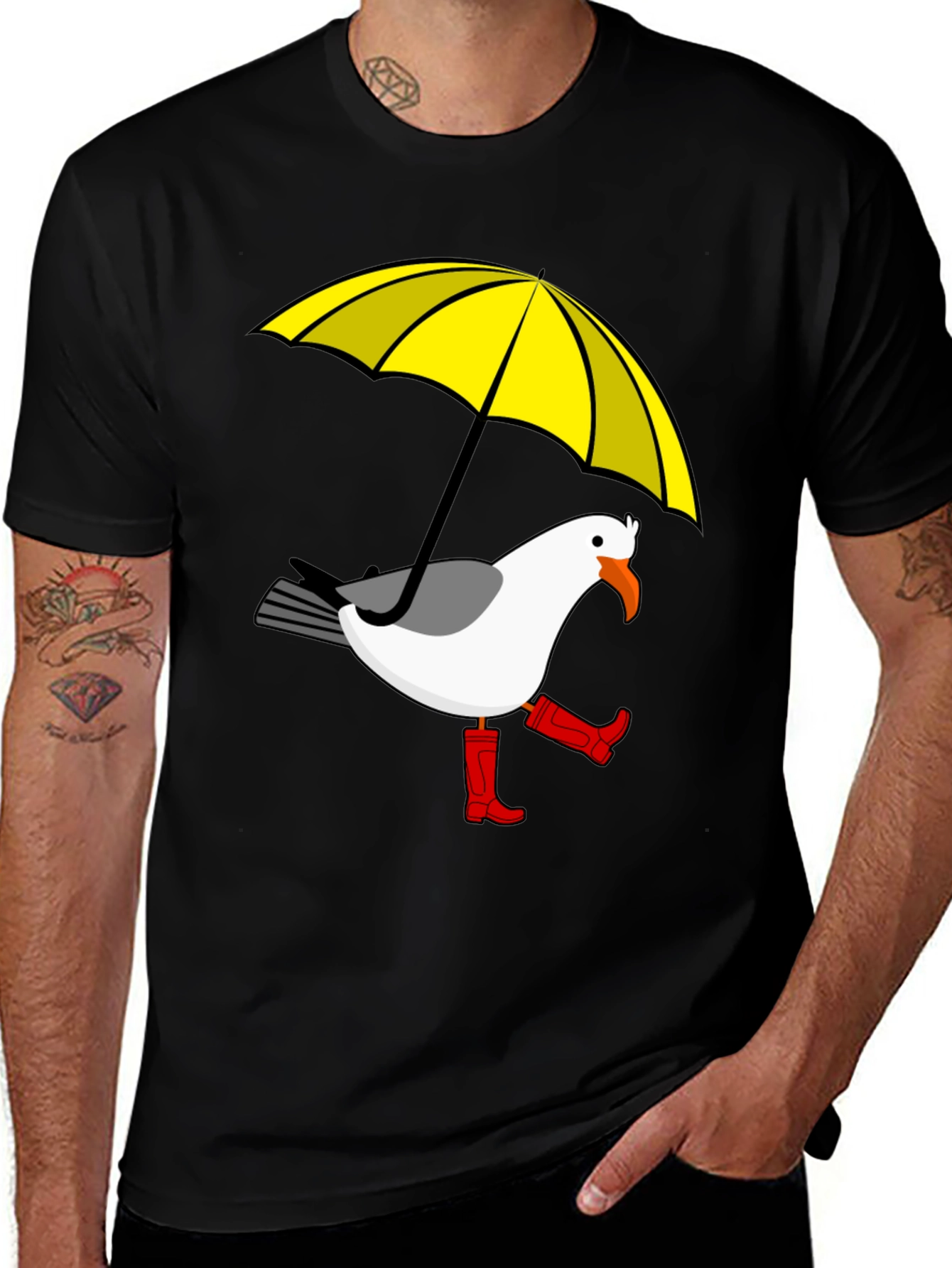 Rainy Day Seagull T-Shirt