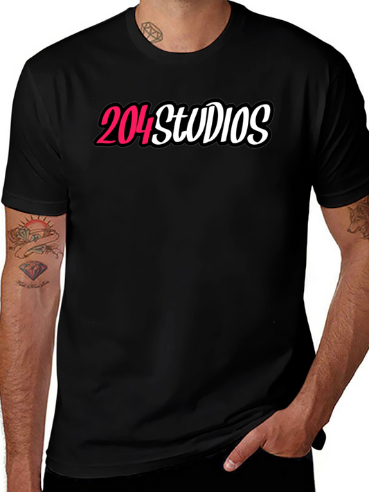 204 Studios Black Graphic Tee