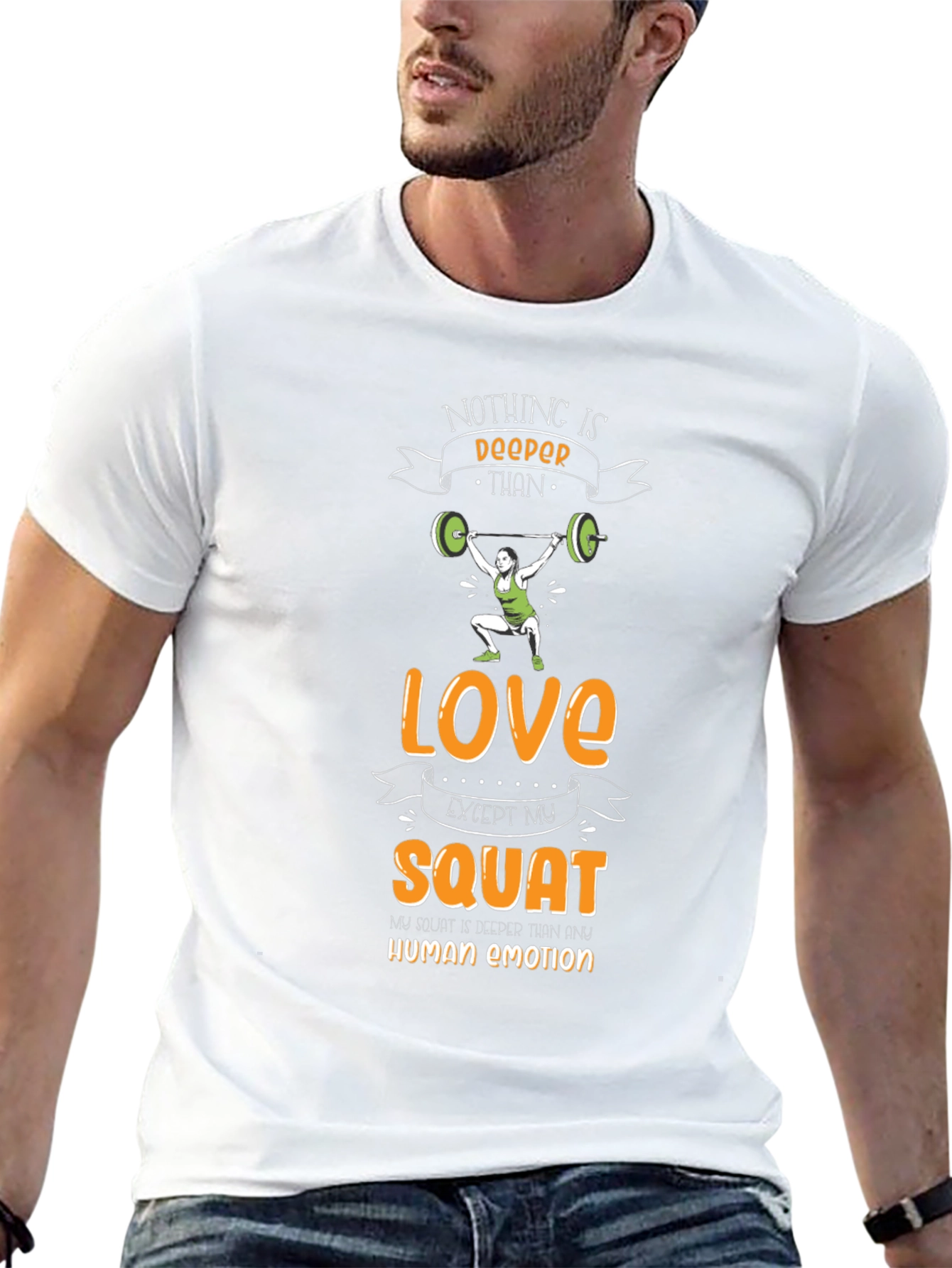 Squat Love Graphic T-Shirt - Gym Workout Apparel