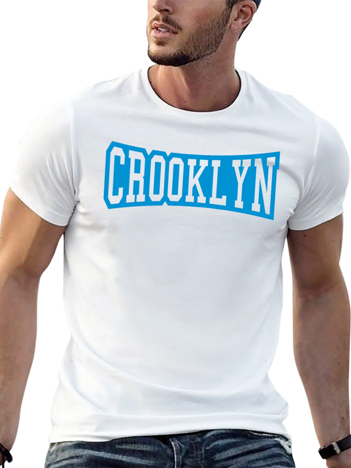 Crooklyn Graphic Tee - Stylish Black T-Shirt