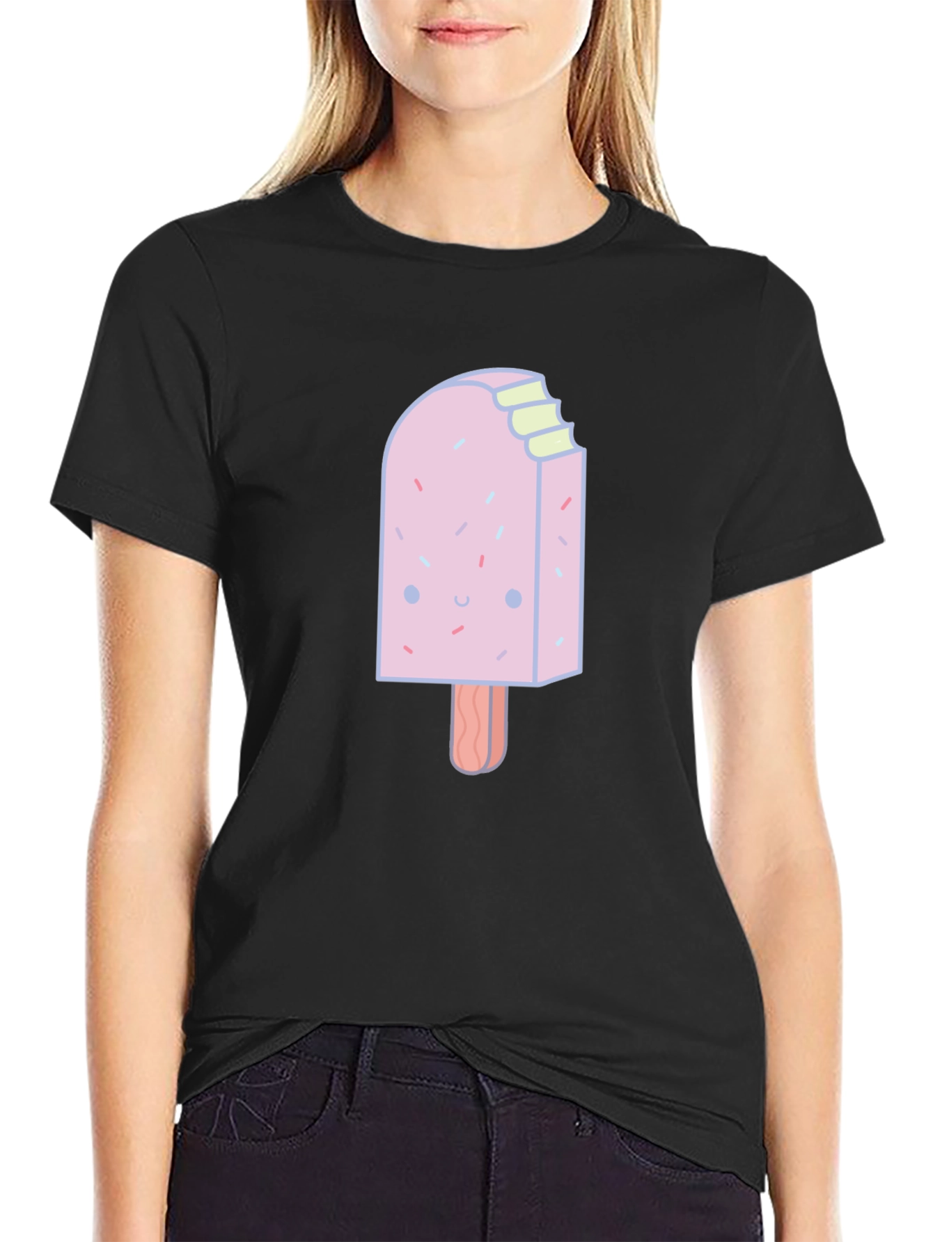Cute Ice Cream Popsicle Graphic Tee