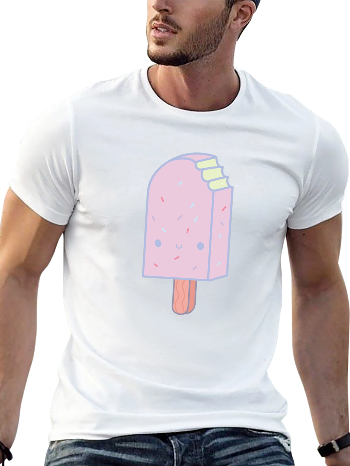 Cute Ice Cream Popsicle Graphic Tee