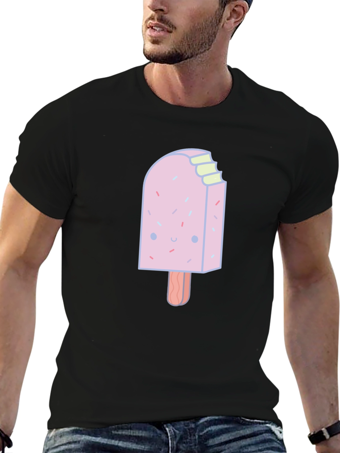 Cute Ice Cream Popsicle Graphic Tee