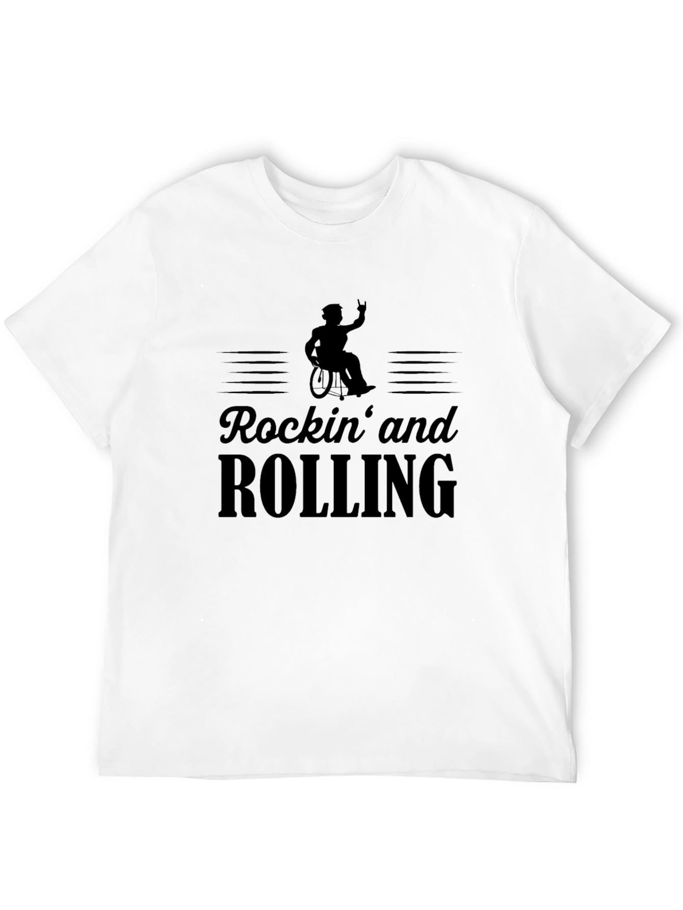 Rockin and Rolling Black T-Shirt