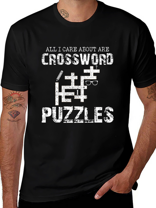 Crossword Puzzle Lover T-Shirt - Unique Design