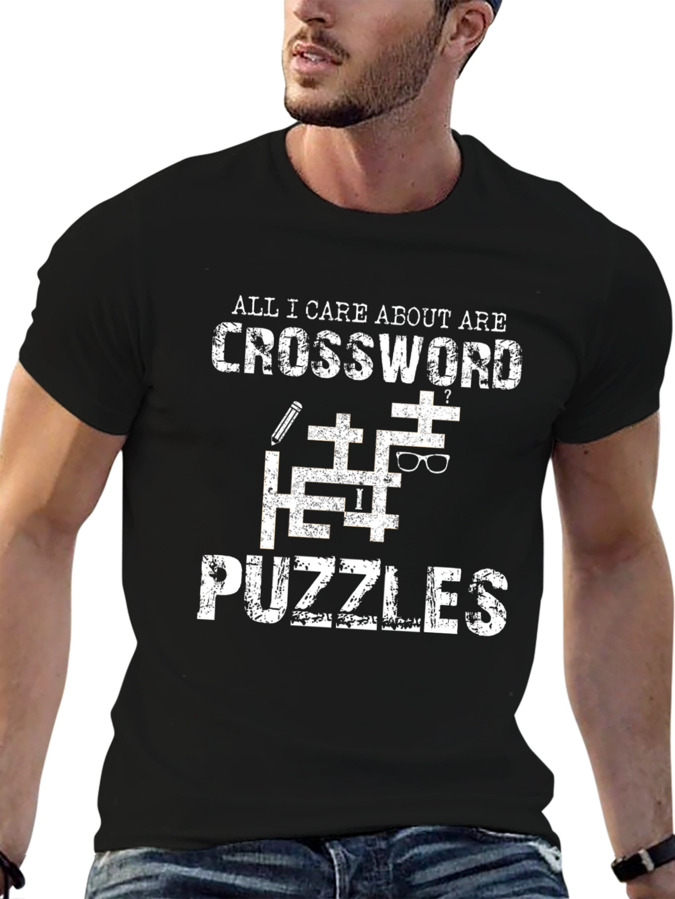 Crossword Puzzle Lover T-Shirt - Unique Design
