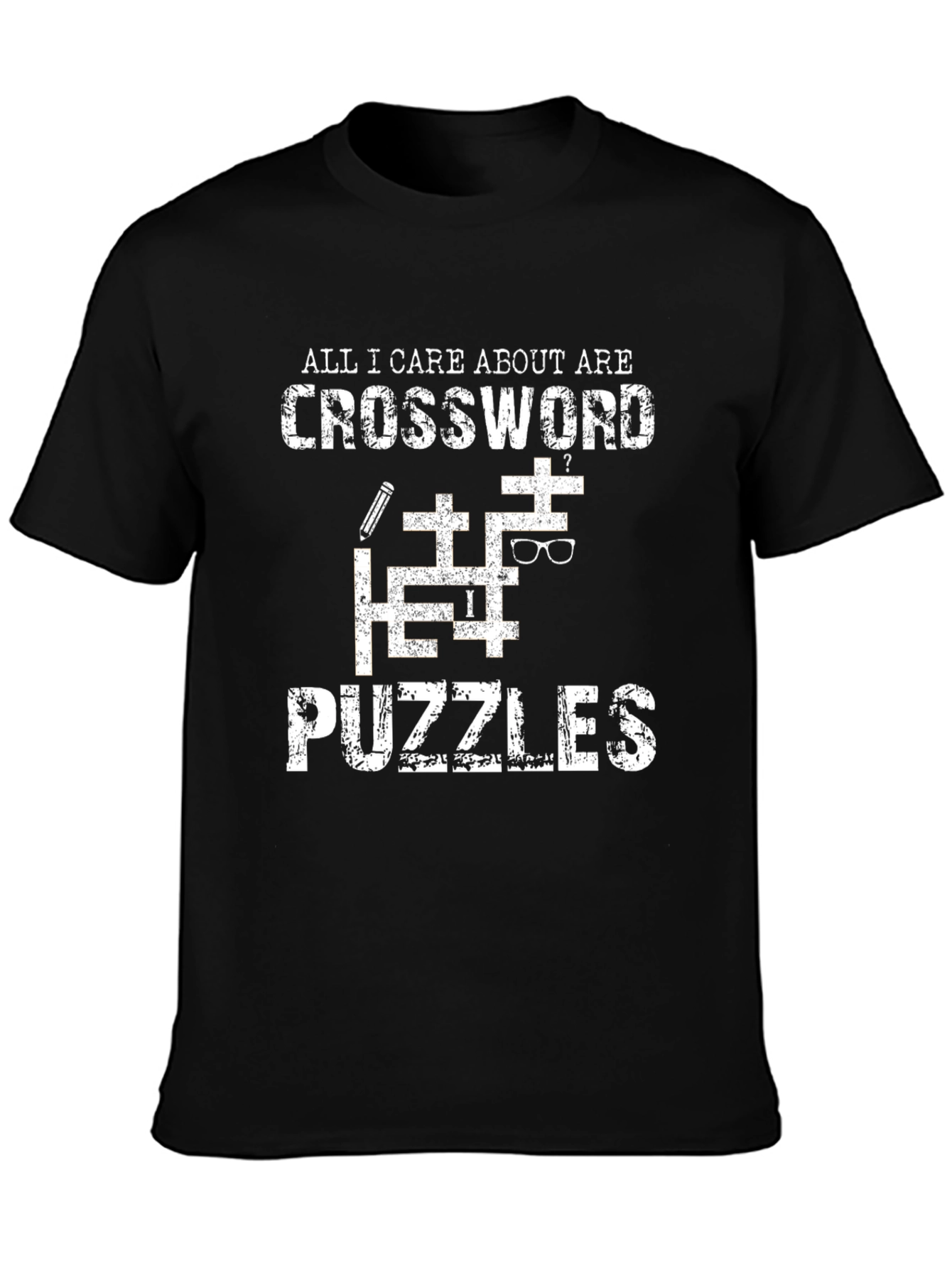 Crossword Puzzle Lover T-Shirt - Unique Design