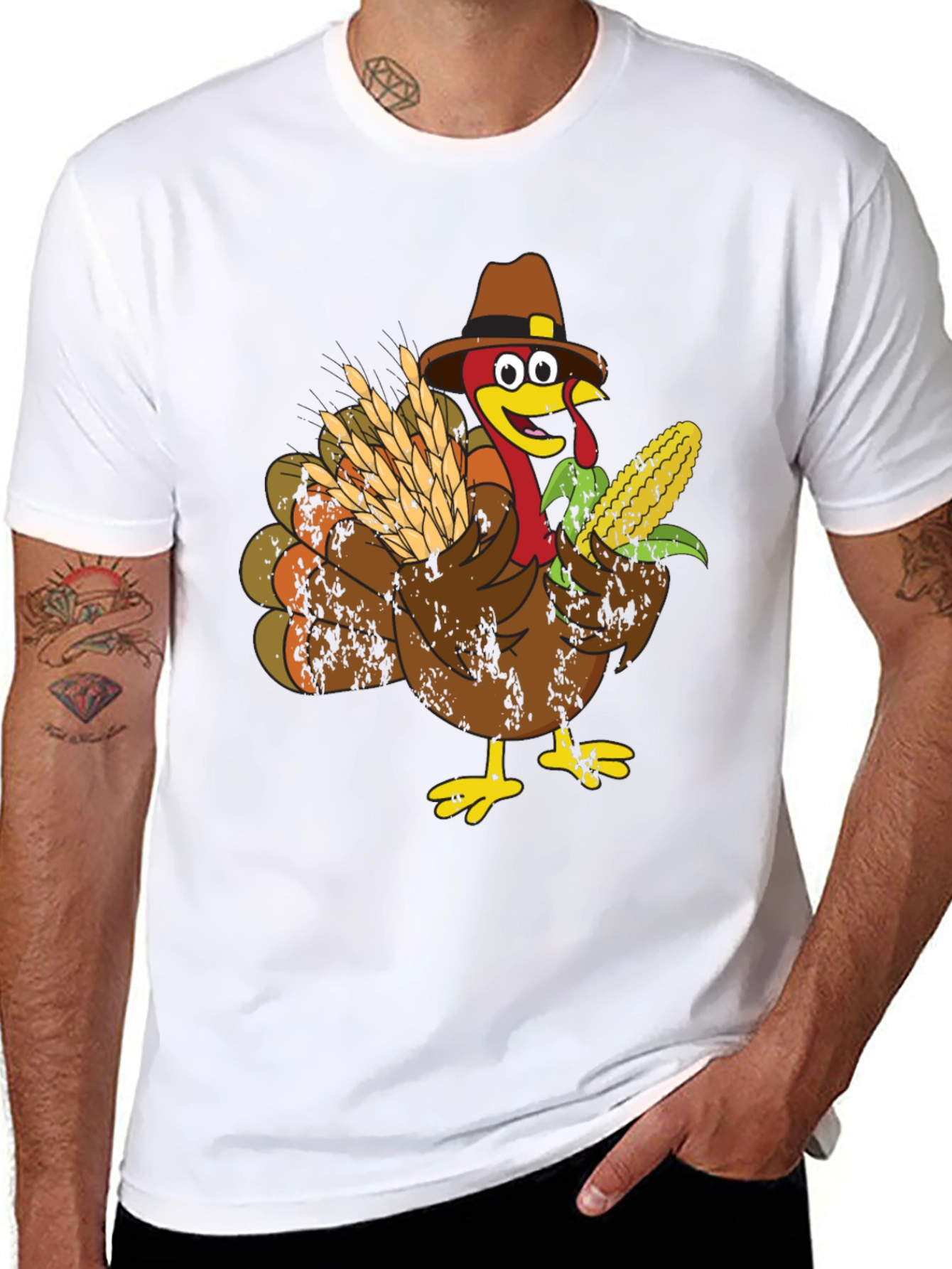 Thanksgiving Turkey Graphic Tee