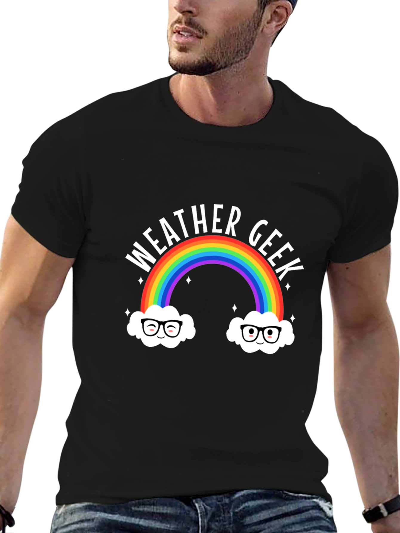 Weather Geek Rainbow T-Shirt - Funny Graphic Tee