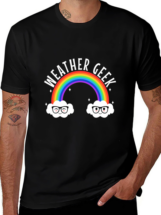 Weather Geek Rainbow T-Shirt - Funny Graphic Tee