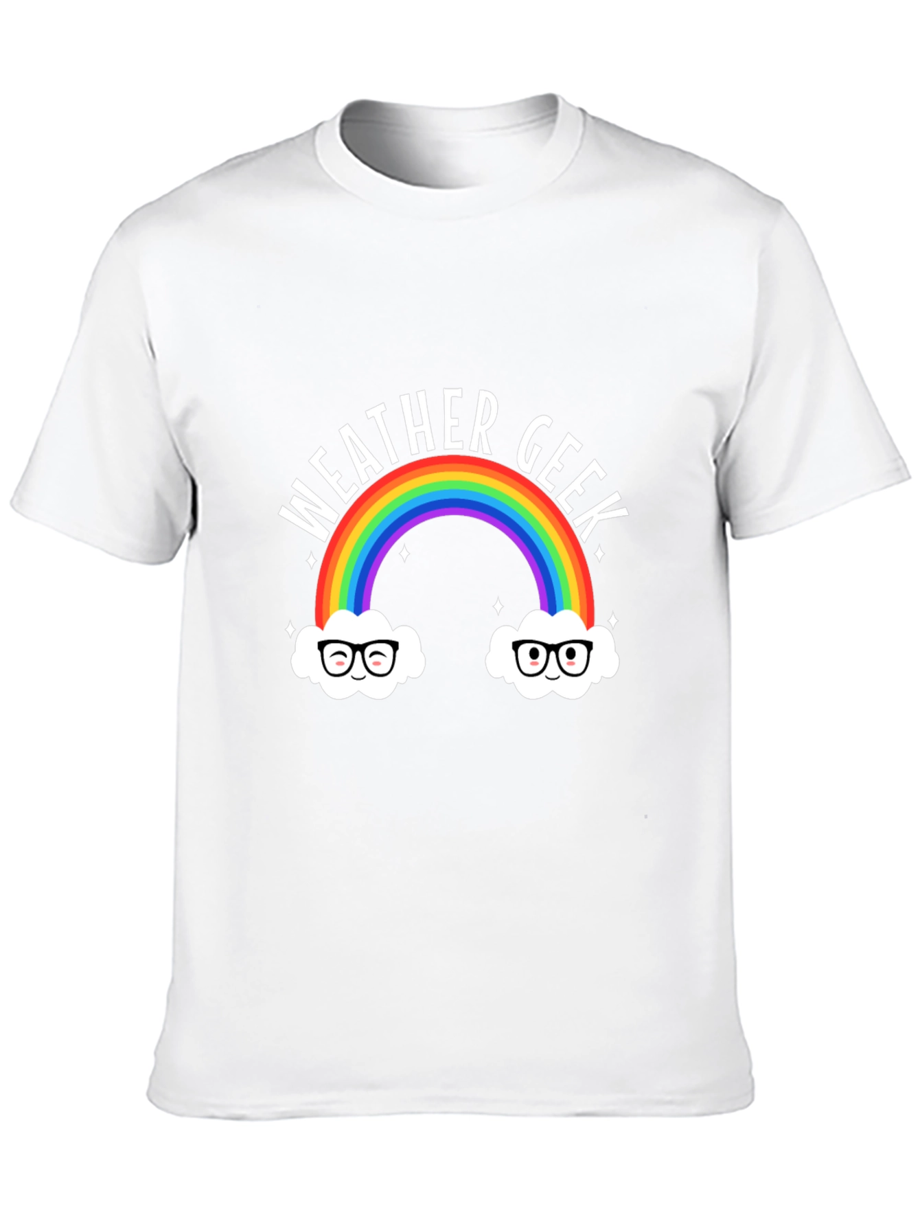 Weather Geek Rainbow T-Shirt - Funny Graphic Tee