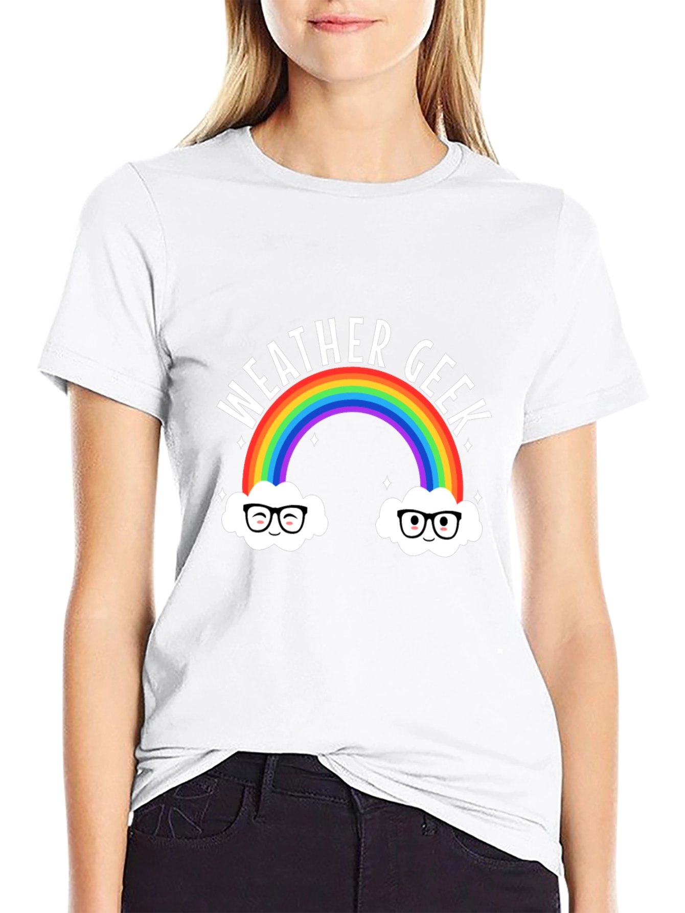 Weather Geek Rainbow T-Shirt - Funny Graphic Tee