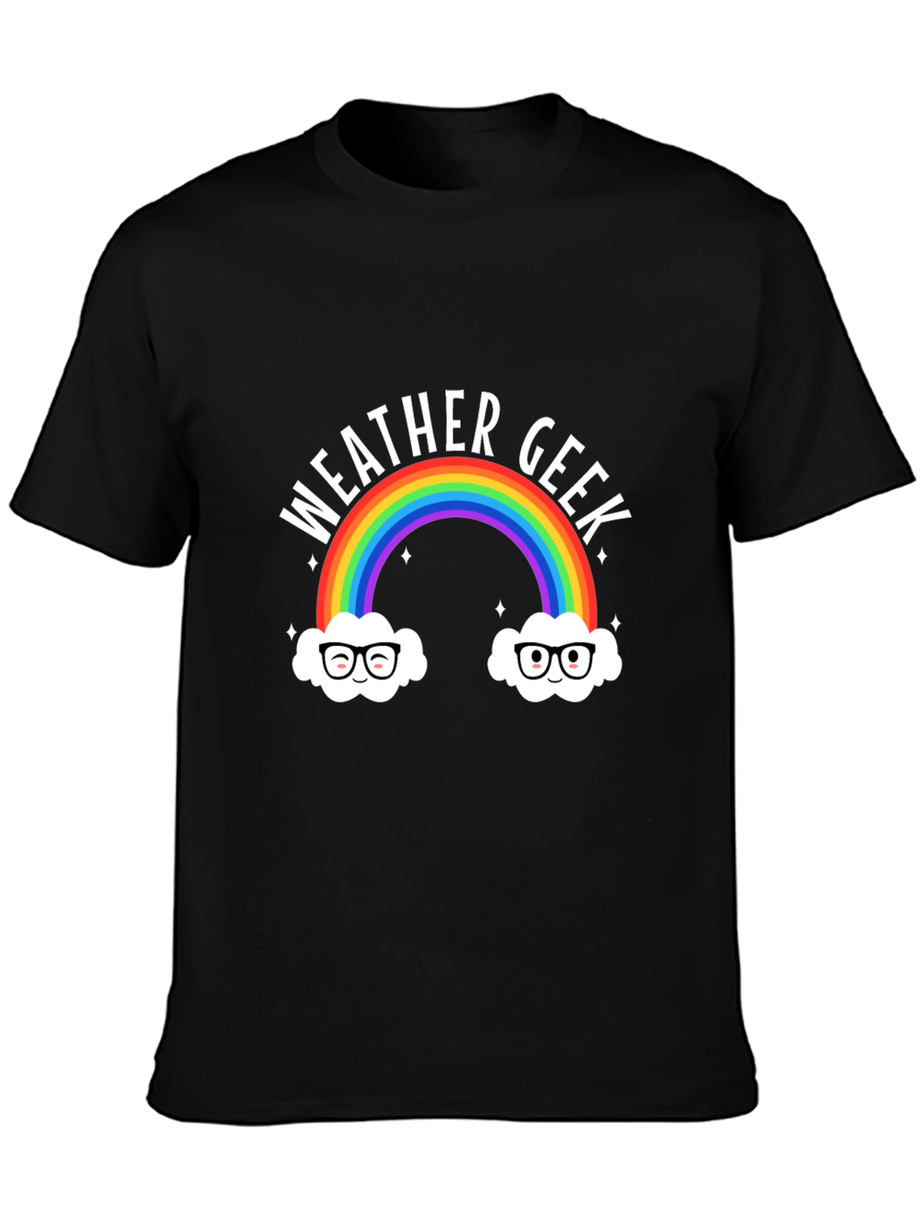Weather Geek Rainbow T-Shirt - Funny Graphic Tee