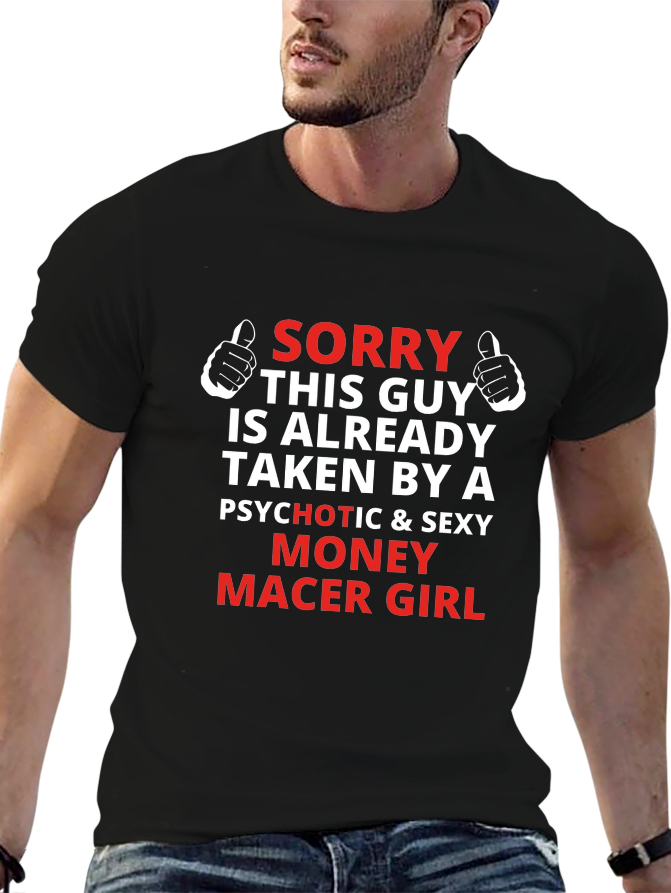 Funny Taken by a Money Maker Girl Graphic Tee